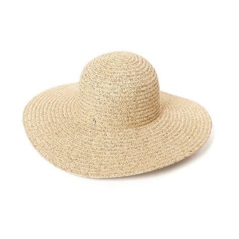 Cappello a tesa larga Cotone beige .